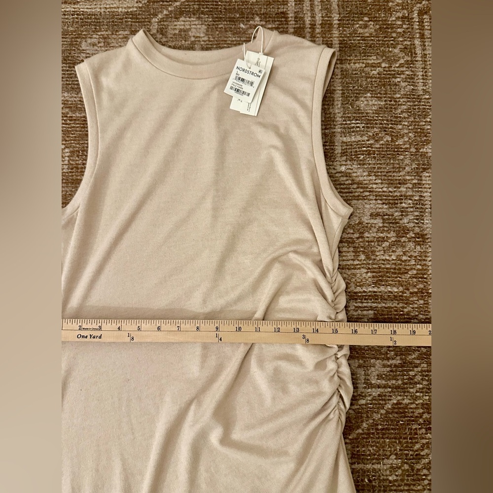Vince Creamy Beige Sleeveless Maxi Dress - Picture 5 of 10